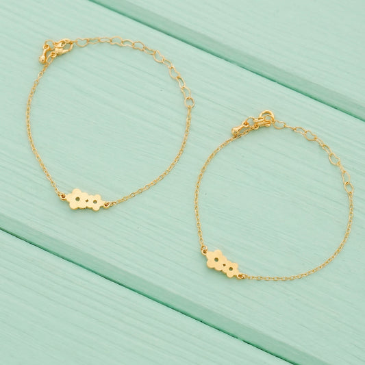 Pulseras Flores Mamá e Hija x2 para Compartir