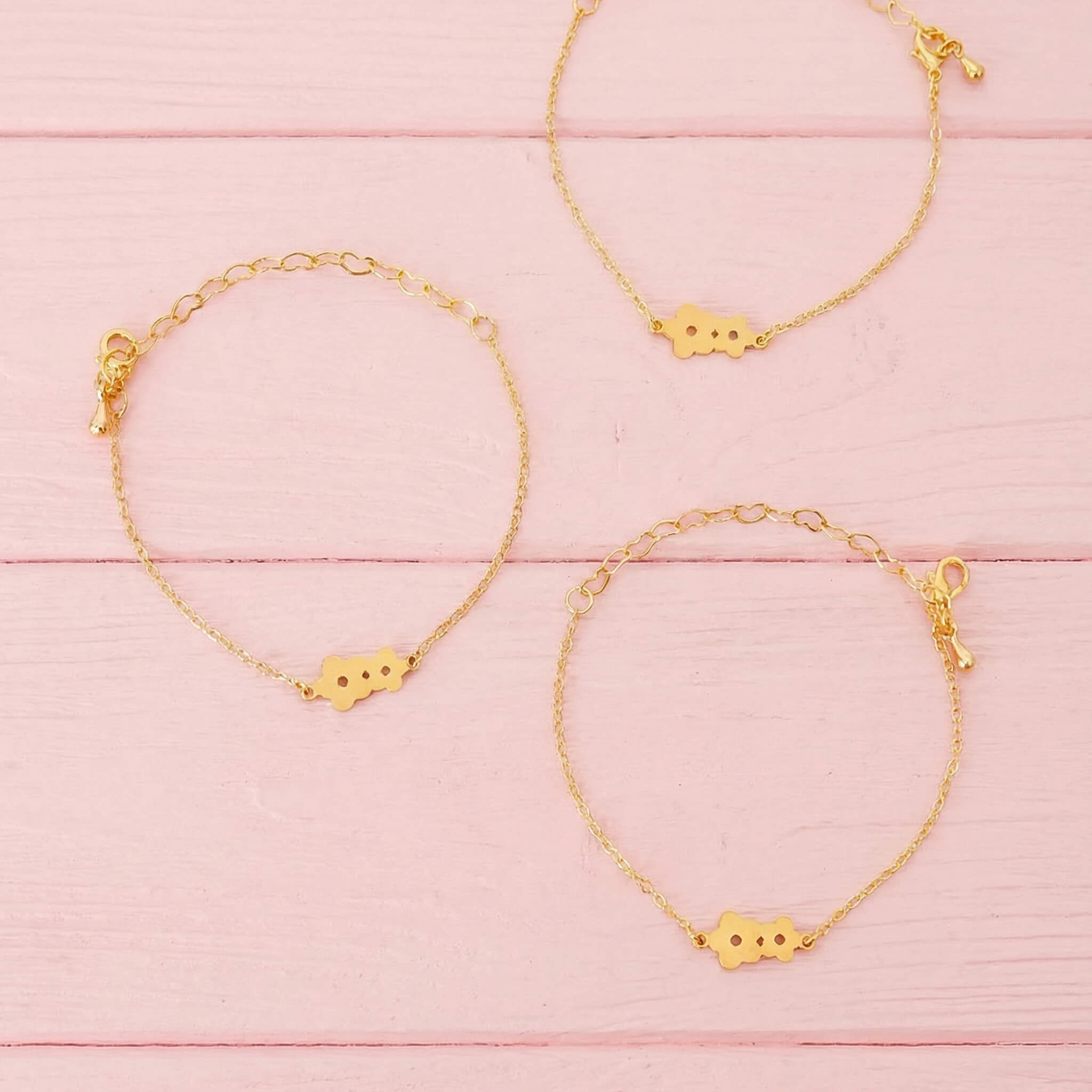 Pulseras Flores Mamá e Hijas x3 para Compartir
