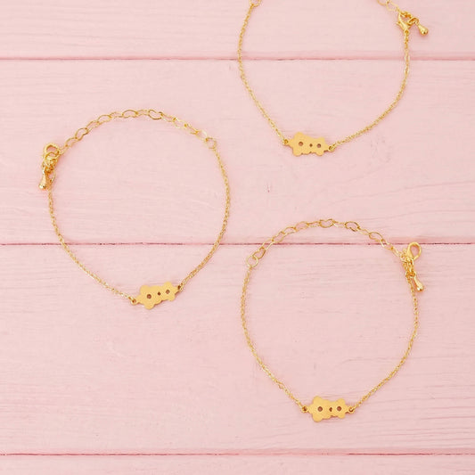 Pulseras Flores Mamá e Hijas x3 para Compartir