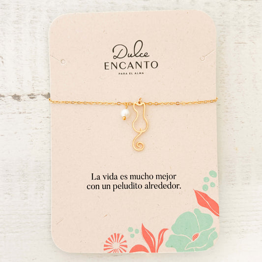 Pulsera Gatico Perla