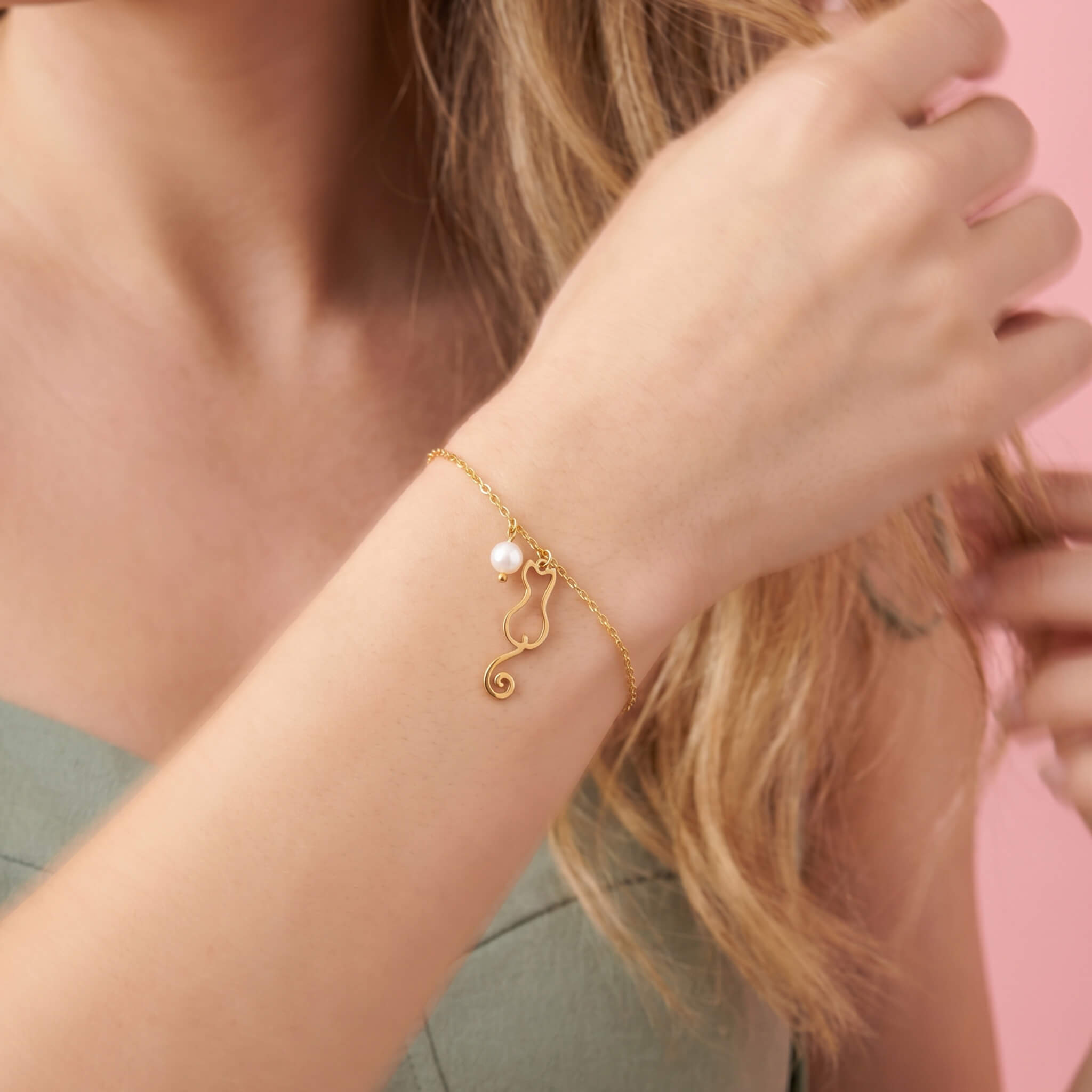 Pulsera Gatico Perla