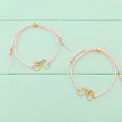 Pulseras Set de 2 Amigas por Siempre Pinky Promise