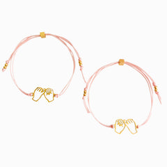 Pulseras Set de 2 Amigas por Siempre Pinky Promise