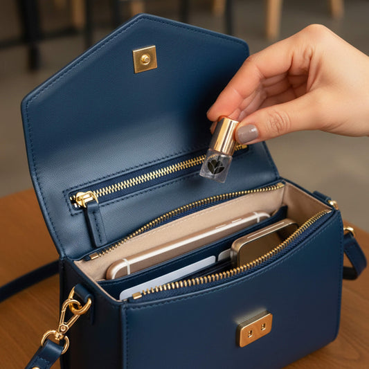 Set x2 de Mini Frascos Dorados para Perfumes y Aceites – 1 ml