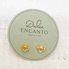 Topos Diamante Baño de Oro