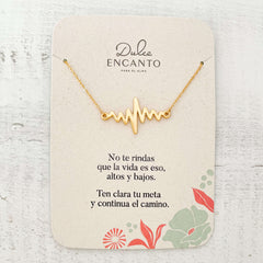 Cadena Línea de la Vida Electrocardiograma Con Significado