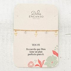 Pulsera Cruces Cristales Con Significado
