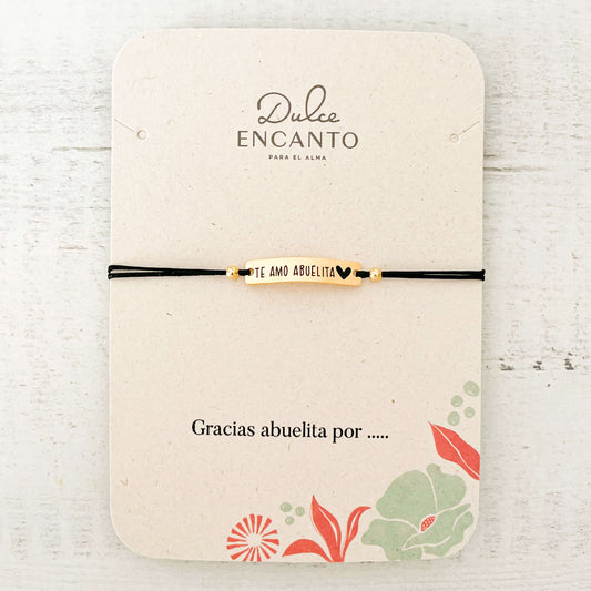 Pulsera Hilo Te Amo Abuelita Con Significado