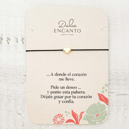 Pulsera Hilo Corazón Con Significado