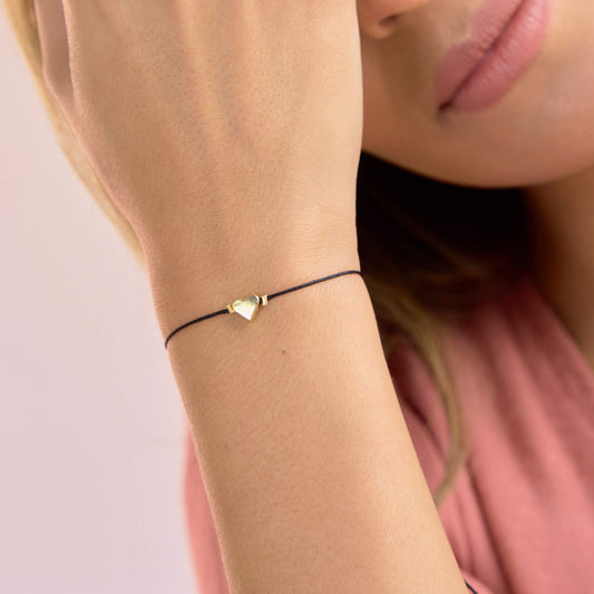 Pulsera Hilo Corazón Con Significado