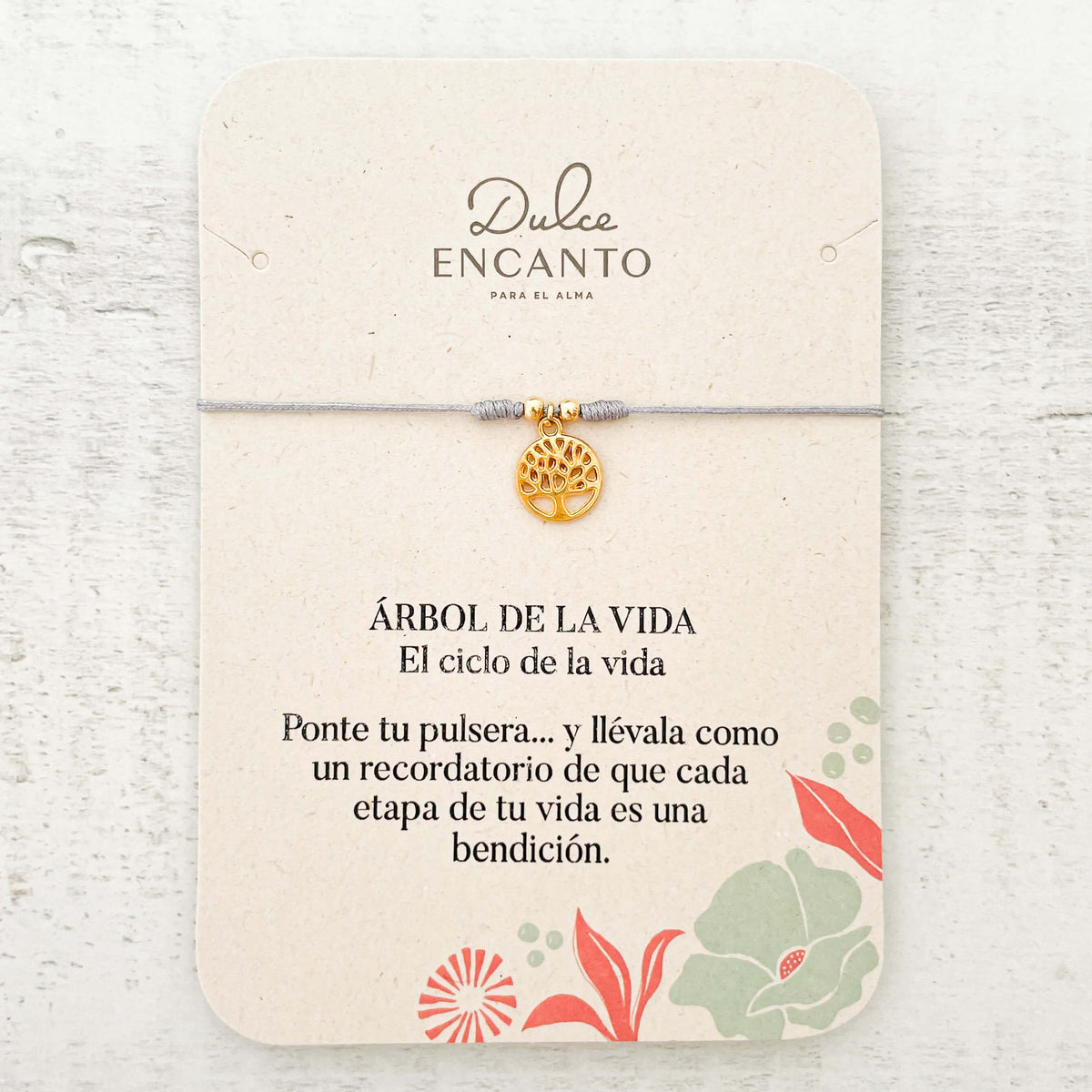 Pulsera Hilo Árbol De La Vida Con Significado
