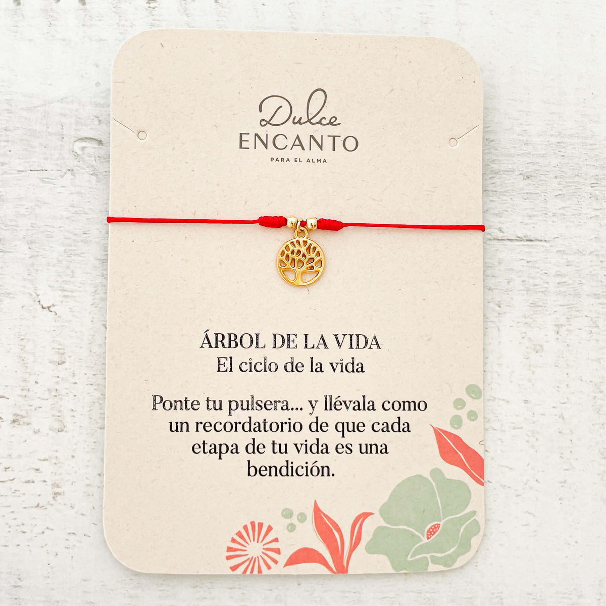 Pulsera Hilo Árbol De La Vida Con Significado