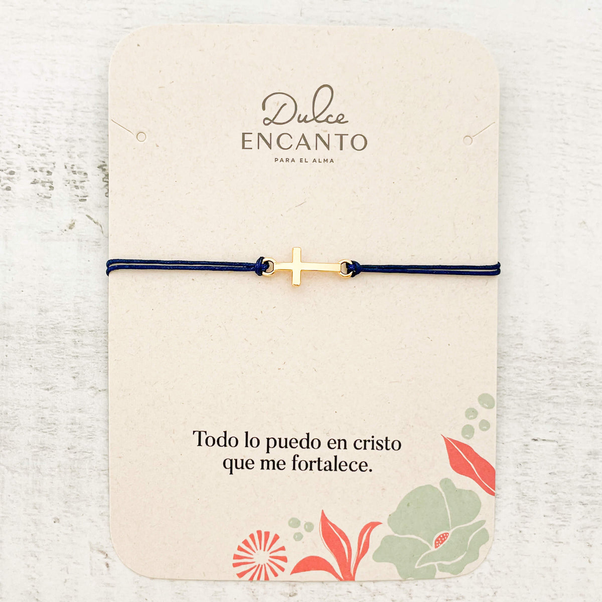 Pulsera Hilo Cruz Con Significado