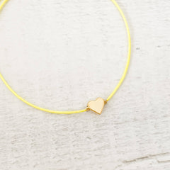Pulsera Hilo La Vida Debería Ser Amarilla Amar Y Ya